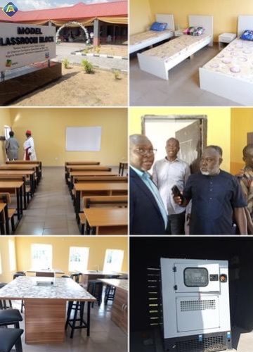 NNPC/Chevron, Agbami parties  donate Model Classrooms, other learning facilities  to Iwere College, Koko