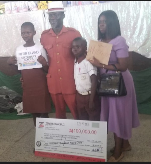 Nifor Island Secondary School, wins quiz category of the 7th CEPEJ edu-support programme