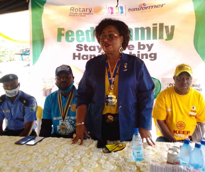 DG Rotary International District 9141, Virginia Major Commissions Rotary Club of Warri Projects