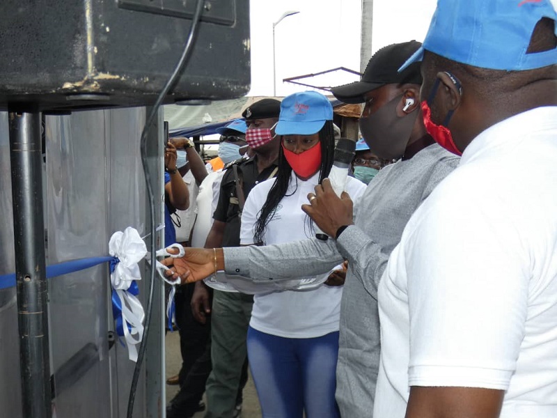 COVID-19 fight gets boost as Tidi inaugurates hygiene tunnel in Warri Market