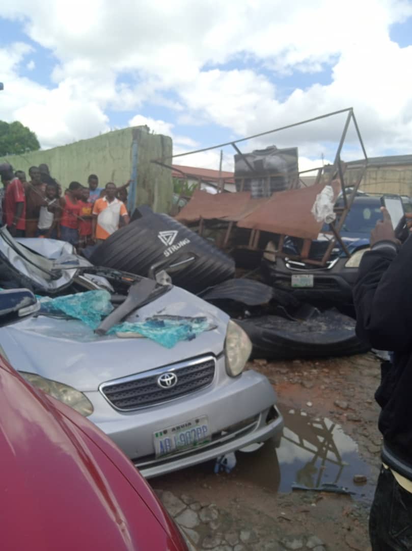 Just In: Woman, others escape death as Water tanks collapse in Warri