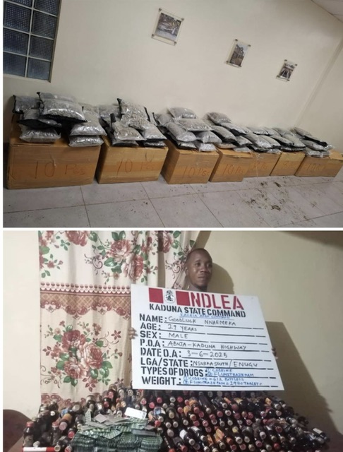 Illicit drug consignment packaged as green tea intercepted at Lagos airport