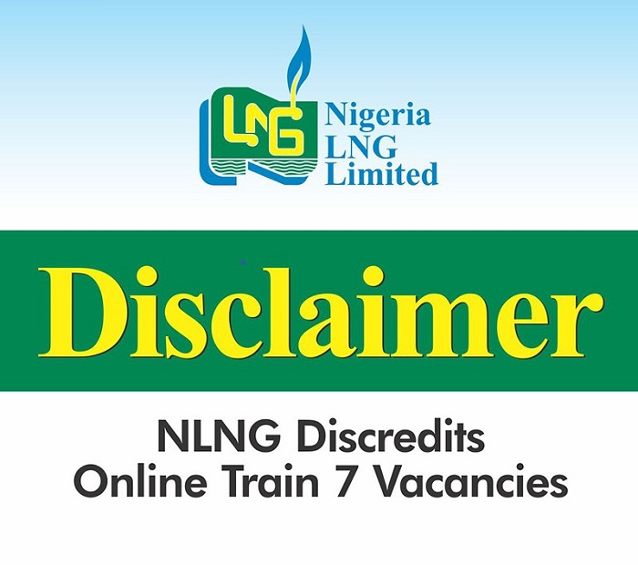 Nigeria LNG describes online advertisement announcing vacancies for its Train 7 Project positions as fraudulent