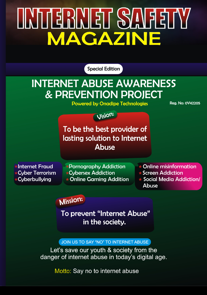 Internet Safety Advocate, Rotimi Onadipe Informs Internet Users Worldwide What to do to Reduce Online Dangers in Society 