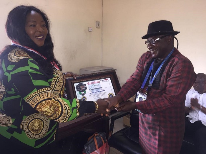 Igbrude receives 2021 Role Model in leadership and outstanding HPM Award