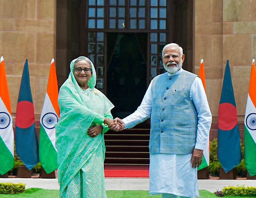 The bilateral relations between India and Bangladesh have been further strengthened following Sheikh Hasina's visit to India