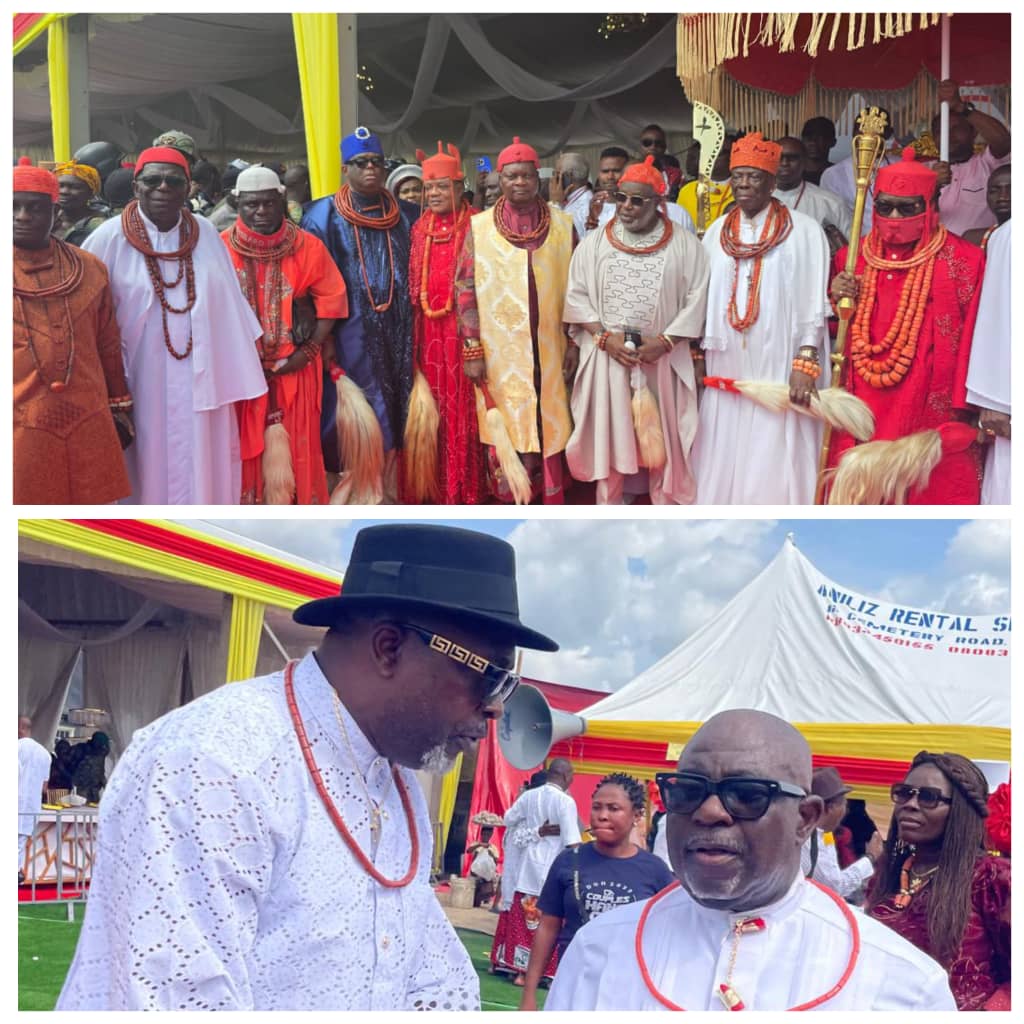 Ughelli South United Forum Congratulates Ovie Of Udu Kingdom On Staff Of Office