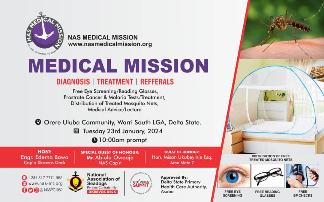 NAS takes free medi-care to Warri South coastal community