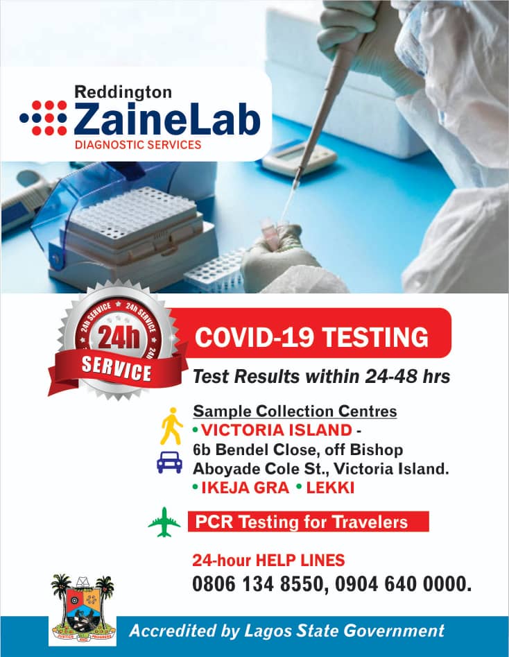 Reddington ZaineLab accredited for COVID-19 Testing