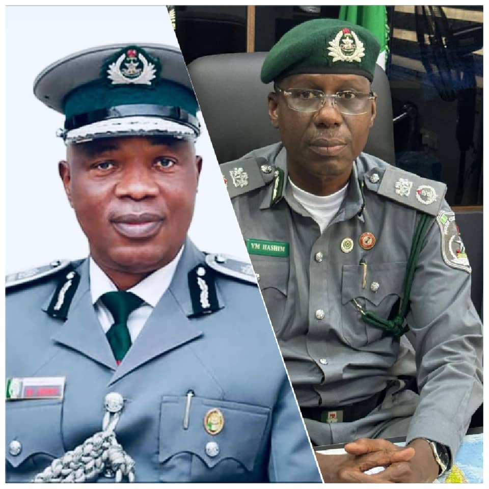 Customs Area 1 Controller, Compt Hashim Congratulates CGC Wale Adeniyi on Tenure Extension, says it is an honour well deserved