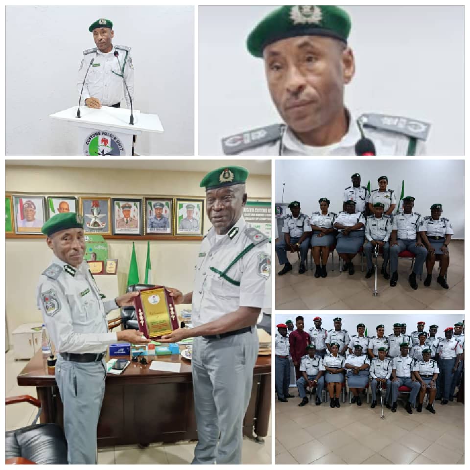 ACG Dangladima Embarks on a working Visit At Customs Eastern Marine Command promises Construction of befitting Office