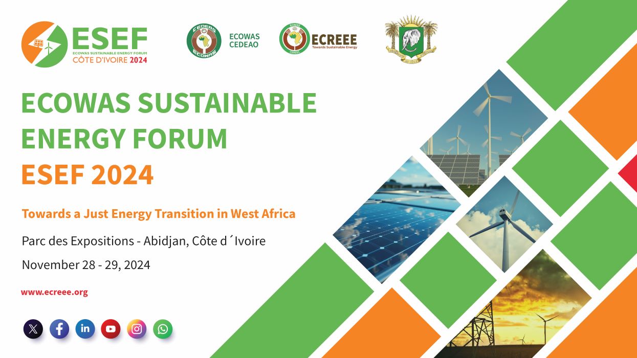 9th Edition of ECOWAS Sustainable Energy Forum to hold in Abidjan November 28, 29