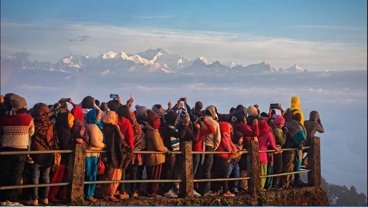 Tiger Hill is one of the Tourist Attractions in Darjeeling India