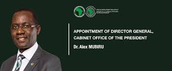 African Development Bank, appoints Dr. Alex Mubiru as Director-General, Cabinet Office