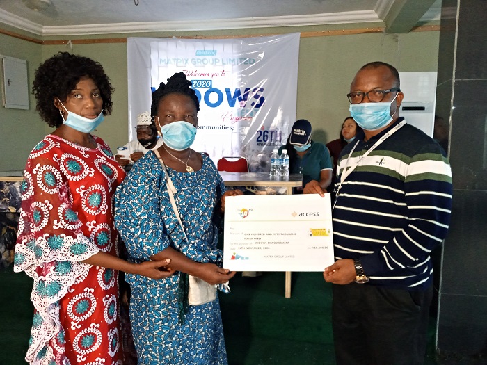 Matrix Energy Group empowers 67 widows with over 10 million naira