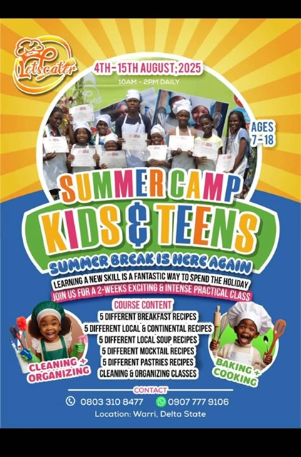 Warri, Effurun to come alive as Letscater Academy plans Summercamp for Kids, Teens