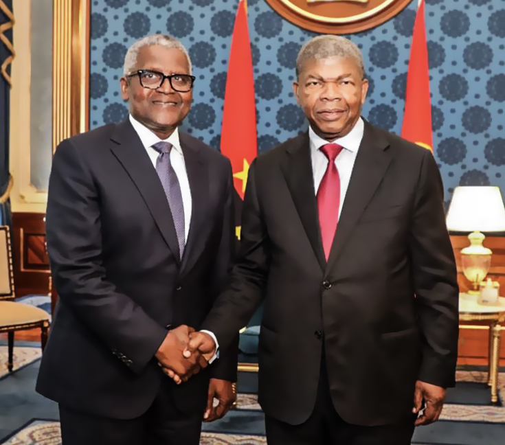 Angola's President, Dangote meet