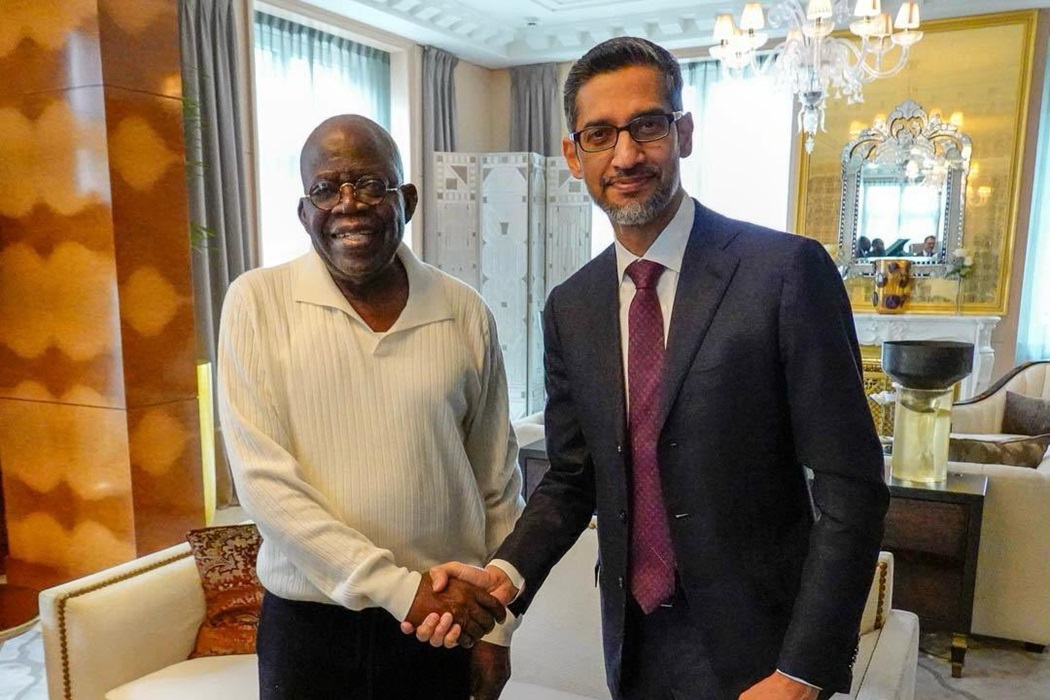 Tinubu engages Sundar Pichai on strategies to advance Nigeria’s role in Artificial Intelligence