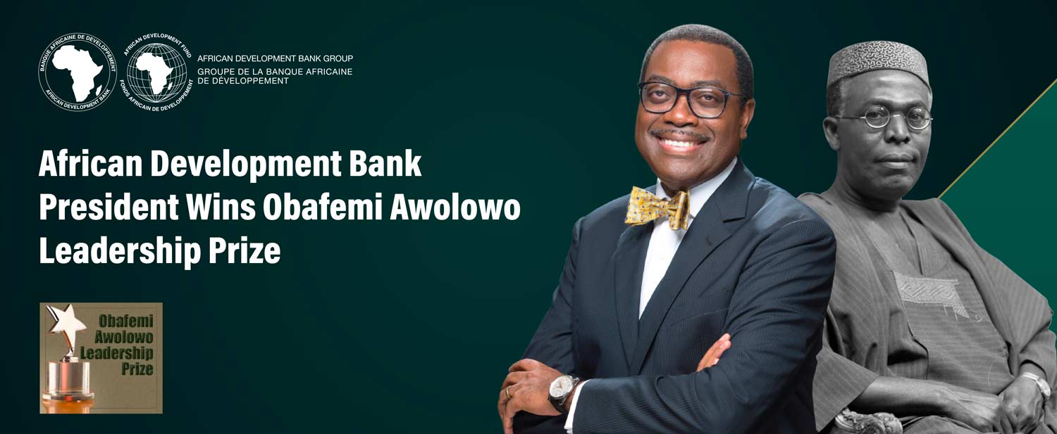 African Development Bank President Wins Obafemi Awolowo Leadership Prize