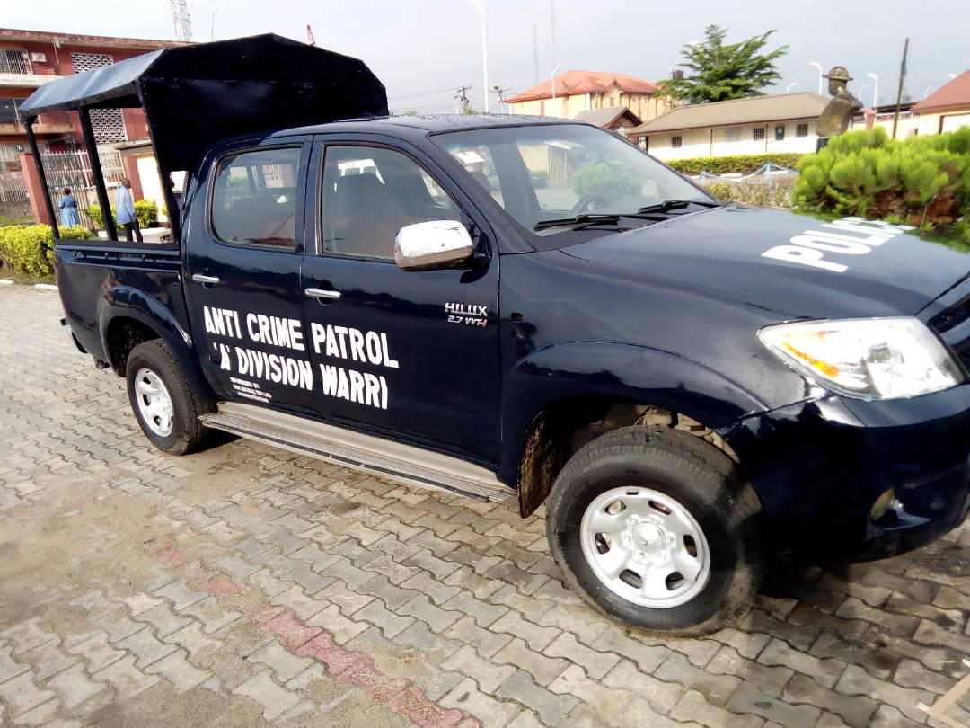 Security: Warri South Presents refurbished van to Police