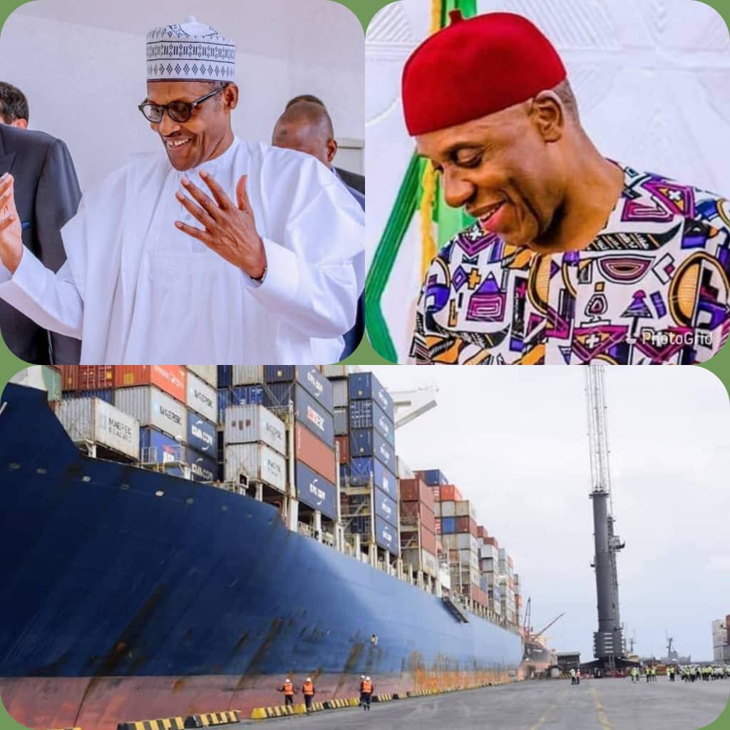 Eze Hails Buhari, Amaechi, as Biggest Container Vessel Berths at Onne Port