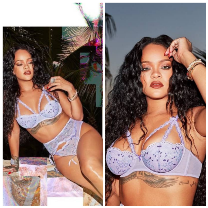 Just In: Rihanna advertises SavageXFenty bra with sexy  pictures of herself