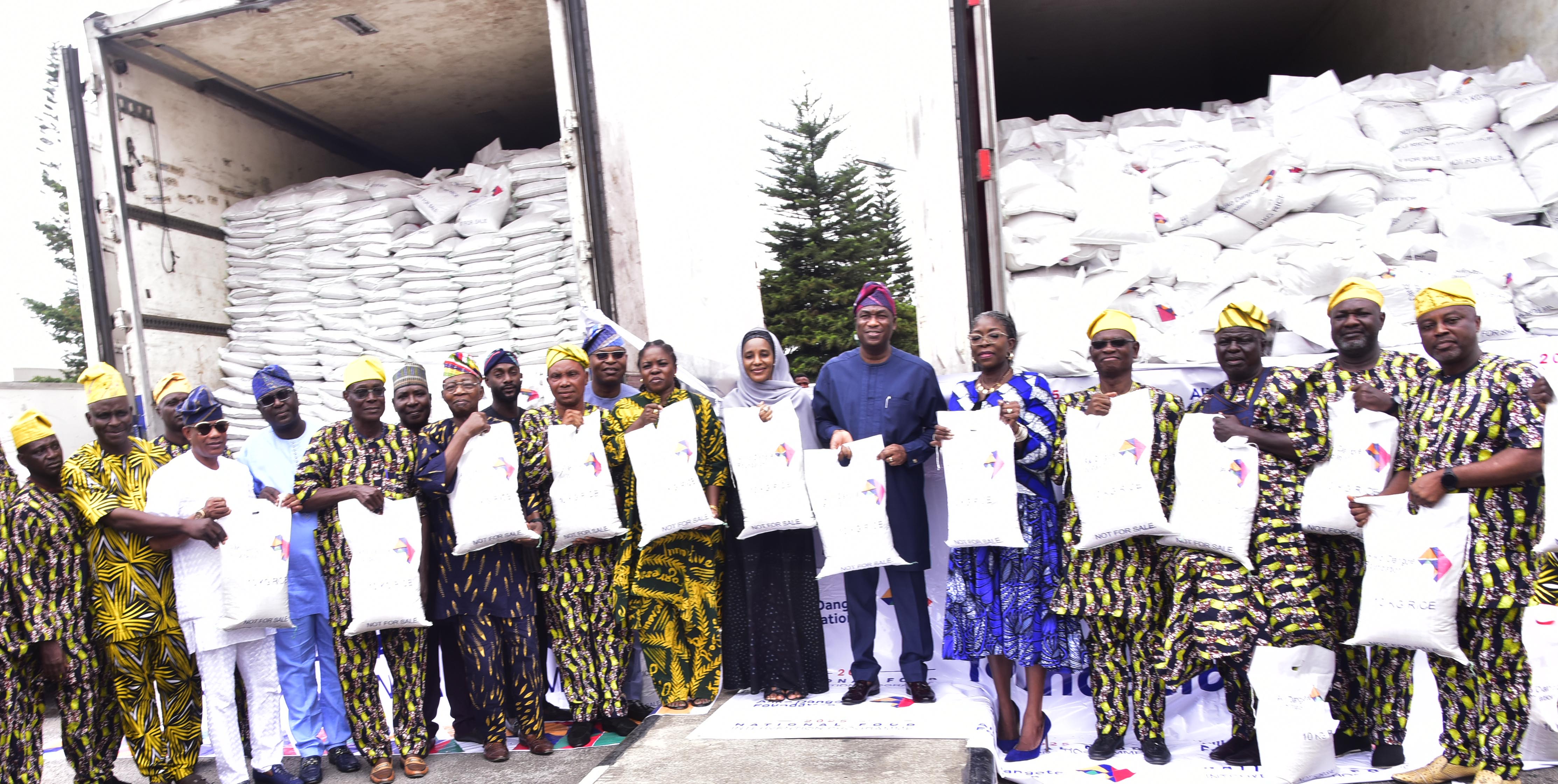 Palliatives: Dangote donates 80,000 bags of rice to Lagos residents