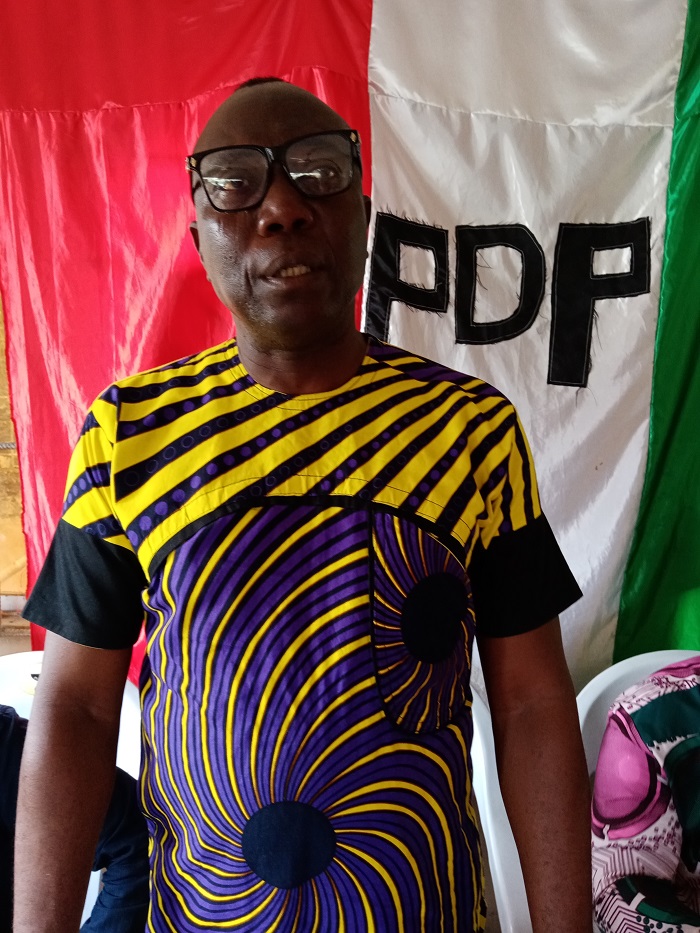 This empowerment is not for beer parlour or wrapper- Agbeyegbe advises beneficiaries of PDP empowerment programme