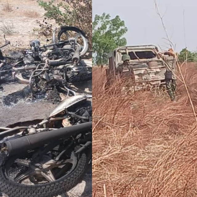 Troops Decimate  Scores Of  Insurgents, Recover VBIED,   Motorcycles In Foiled  Attack On  New Marte