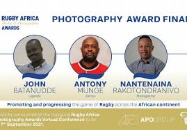 Finalists announced for the inaugural Rugby Africa Media, Photography Awards