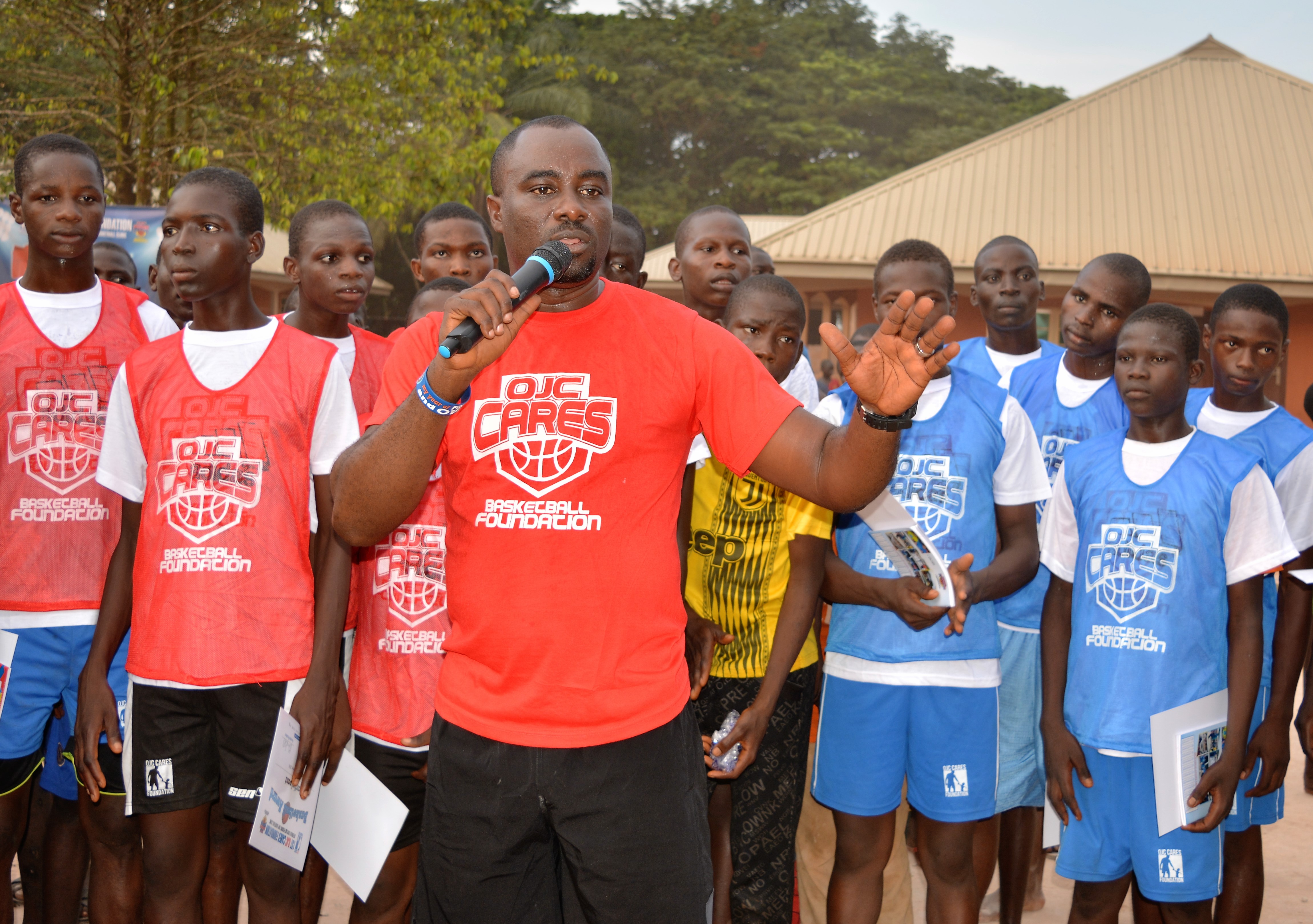 Foundation holds first Displaced Persons Basket Ball Clinic