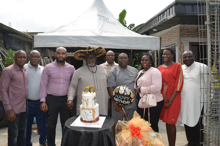 Funfair as children, other family members, friends celebrate Commander Ometie at 70