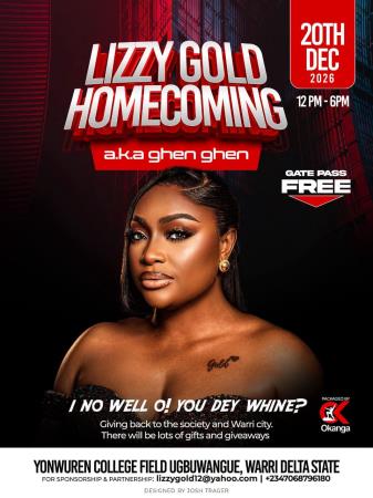 Ex - Miss Delta, LizzyGold returns to Warri with ' give back '