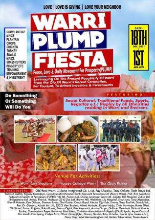 Different Nigerian cuisine, regatta, other traditional flavour to lit Delta as Warri Plump Fiesta Debuts