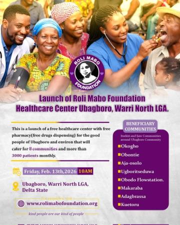 3,000 persons to benefit monthly as Roli Mabo Foundation launches free medicare