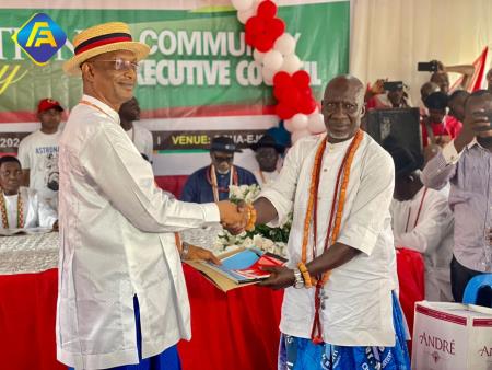 Ifiekporo Community Inaugurates  New Exco, As  Monday Agbeyi Emerges  Chairman