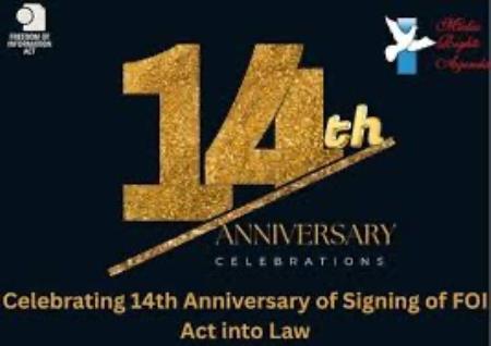 Media Rights Agenda Calls for Effective Implementation of  FOI Act on its 14th Anniversary