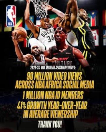 NBA Delivers Increased Viewership and Engagement in Africa During 2023-24 Season